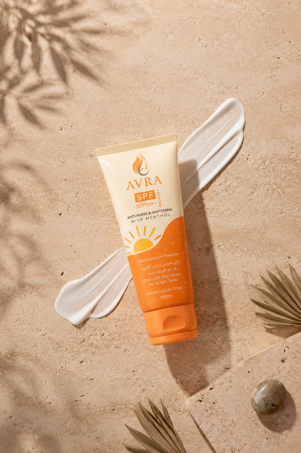 Avra Sunscreen benefits - UVA/UVB Protection, Prevents Dark Spots, Non Greasy, Refreshing Feel